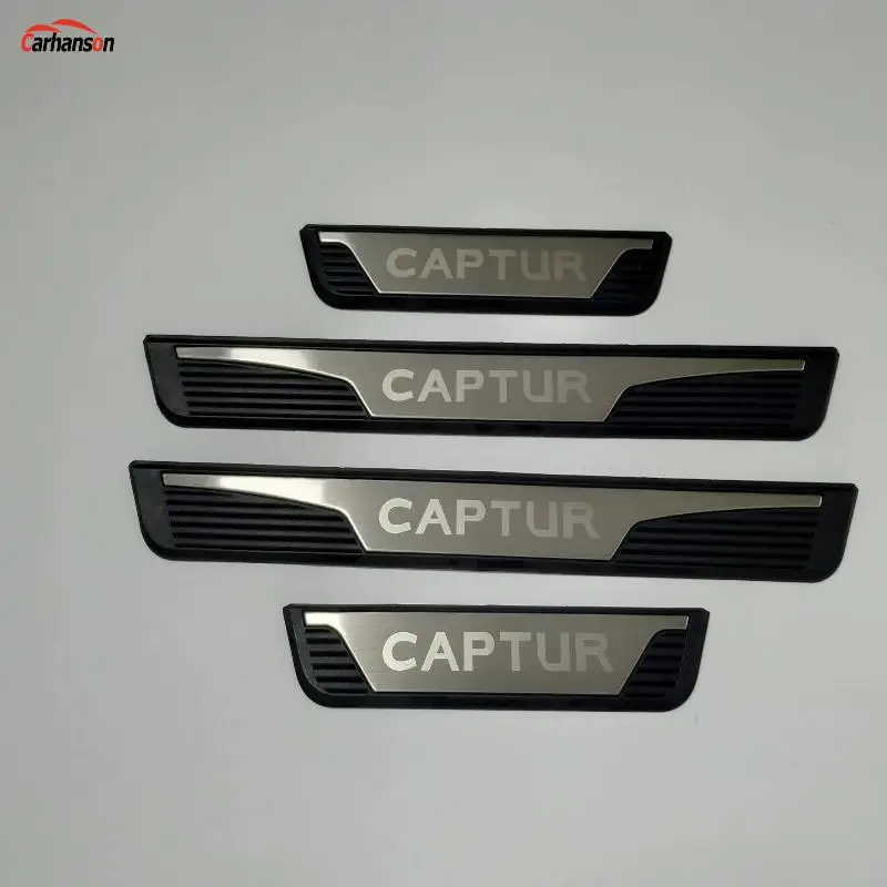 Автомобильный Стайлинг для Renault Captur Accesorios хромированная внутренняя дверная ручка, накладка на чашу, накладка, наклейка на автомобиль, 4 шт