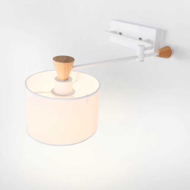 Us 109 99 American Black White Wall Mounted Lamp Modern Simple Swing Arm Wall Lights Bedroom Bedside Reading Night Light Wall Sconce Wl289 In Wall