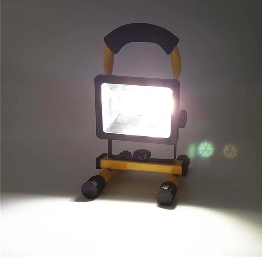 Светодиодный точечный светильник портативный Точечный светильник s двойной COB 30 Вт 1200лм Открытый водонепроницаемый прожектор светильник s аварийный светильник s кемпинг охота лампа
