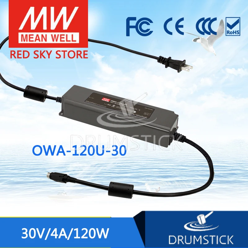 

MEAN WELL OWA-120U-30 30V 4A meanwell OWA-120U 30V 120W Single Output Moistureproof Adaptor USA Type