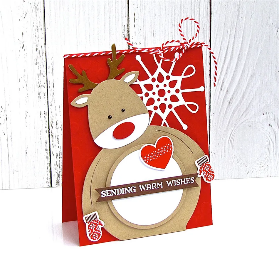 

Eastshape Penguin/Reindeer/Santa Christmas Cutting Dies Scrapbooking Embossing Cut Stencils DIY Decorative Cards Home Decor