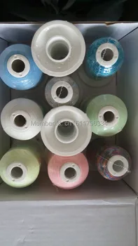 

Simthread Brand hot selling 5pcs brother color 500m metallic +5 pcs 1000m glow thread embroidery thread with free shipping.