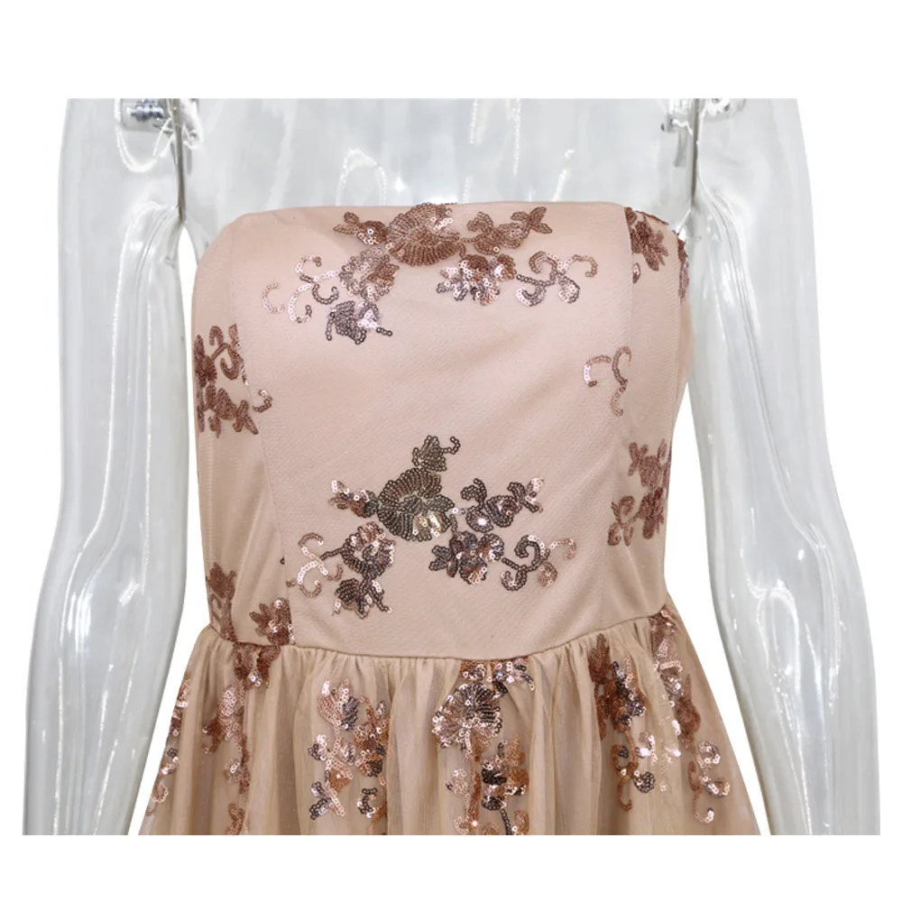 sequin mesh dress 2176 (7)