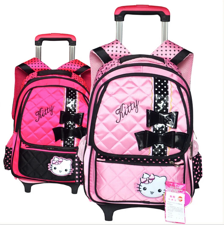 School Bag Hello Kitty Backpack for Children School Bags for Girls