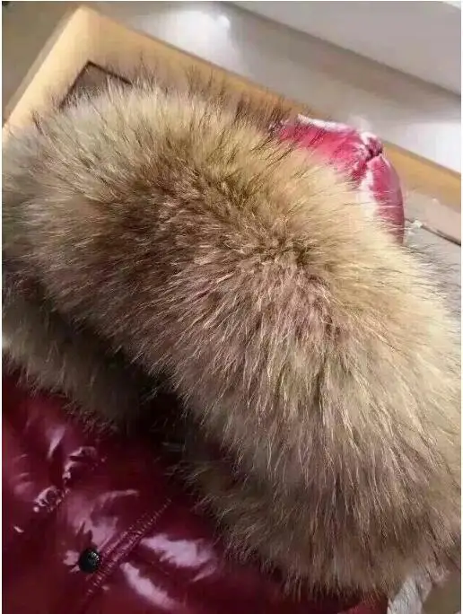 2016 New 90% white duck down Down Jacket Brand Women Slim Coat Down Jacket real raccoon Fur Collar Female Winter Outwear
