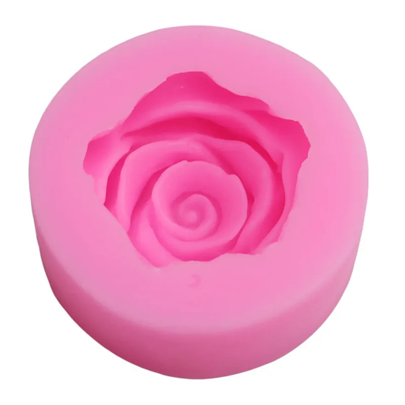 Цветок Цветение силиконовый в Форме Розы помадка мыло 3D форма для торта, капкейков желе Конфеты Шоколад украшения выпечки инструмент формы