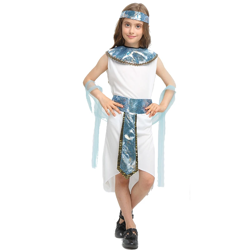 

Halloween Costumes Boy Girl Ancient Egypt Egyptian Pharaoh Cleopatra Prince Princess Costume for Children Kids Cosplay Clothing