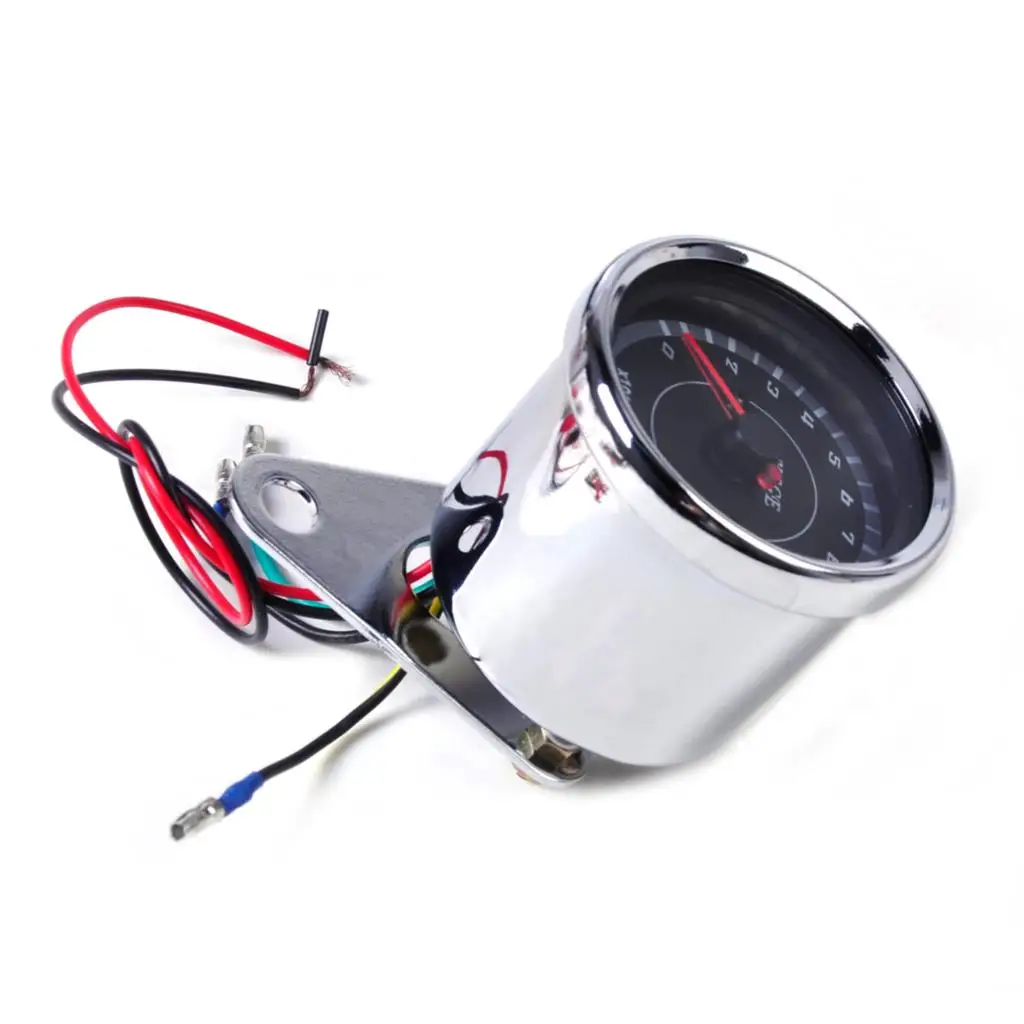 Tacômetro + Duplo Medidor da Motocicleta para Honda Dwcx Novo Universal Chrome 13000 Rpm Velocímetro Odômetro Yamaha Suzuki Led 16 Instrumentos
