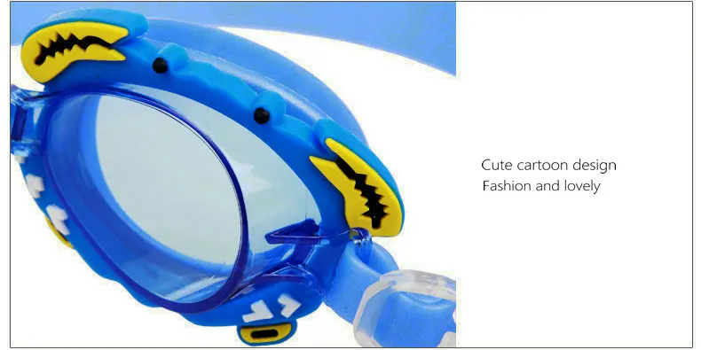 Детские профессиональные очки для плавания, водонепроницаемые анти-противотуманные УФ-защитные очки для плавания для мальчиков и девочек, детские Мультяшные очки для бассейна