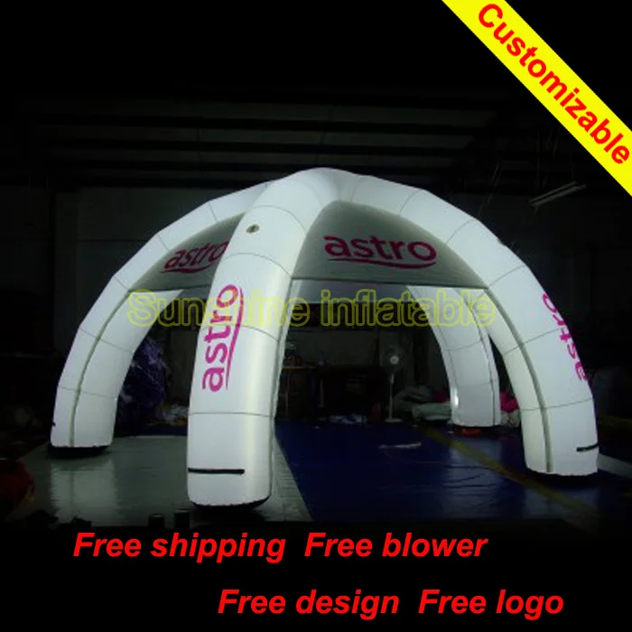 

6mLx6mWx3mH different use light led inflatable dome tent for events/advertising/party/exhibition with blower