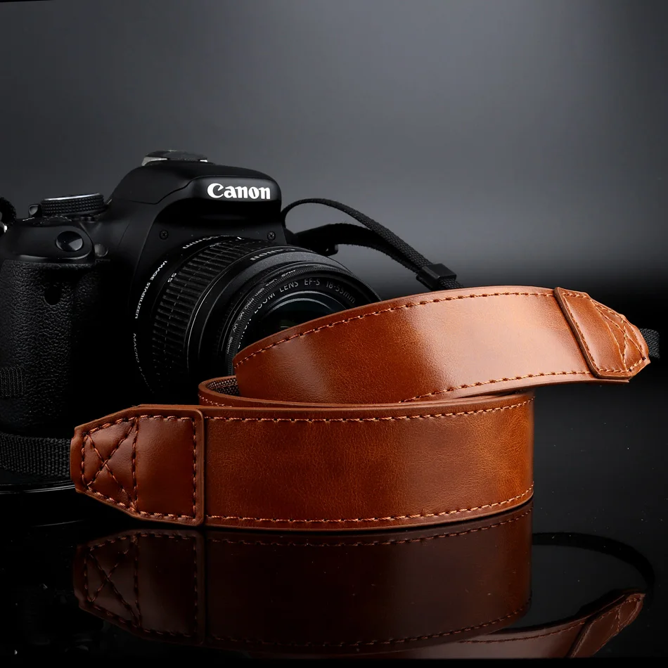 

PU Leather Camera Strap Shoulder Strap Neck Belt For Nikon D7500 D7200 D7100 D5300 D5500 D5600 D3400 D3300 D850 D810 D610 D90 DF