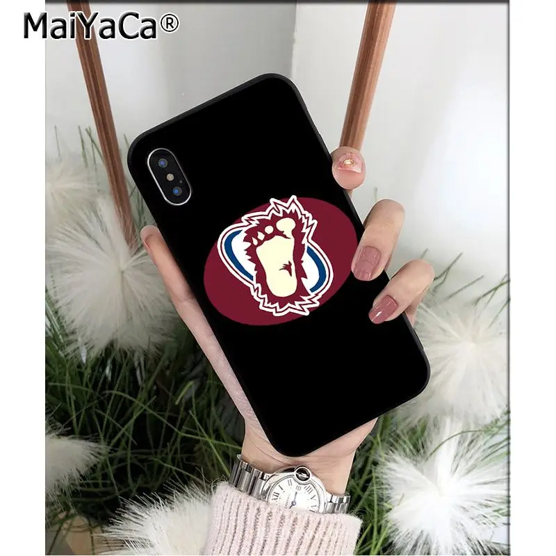 MaiYaCa Colorado Avalanche Силиконовый ТПУ мягкий черный чехол для телефона для iPhone 8 7 6 6S Plus 5 5S SE XR X XS MAX Coque Shell