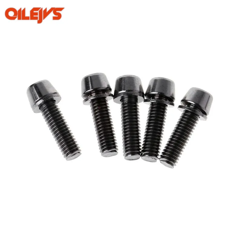 5 шт. MTB винтовые ролики винт велосипедный M5x20mm / M6x20mm с прокладкой вынос руля