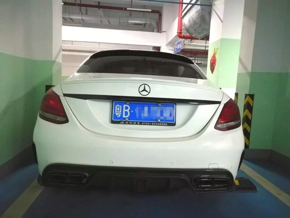 Спойлер на заднее стекло для benz W205 c63 C180 C200 C260 C300 C74, спойлеры высокого качества, грунтовка или черно-белый цвет краски