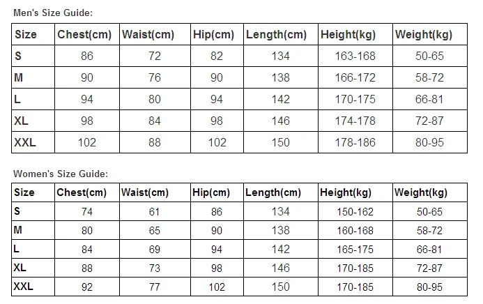 size guide