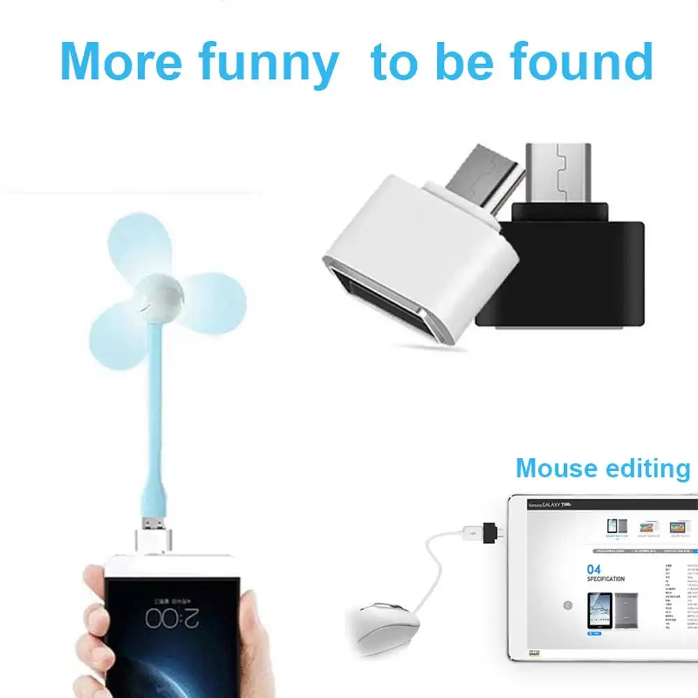 USB адаптер Ingelon Micro для MicroUSB конвертера Pendrive флеш накопителя на телефонную мышь