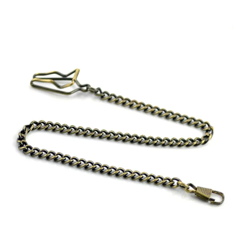 37.5CM Retro Pocket Watch Chains New Classic Gold Plated Pocket Wwatch