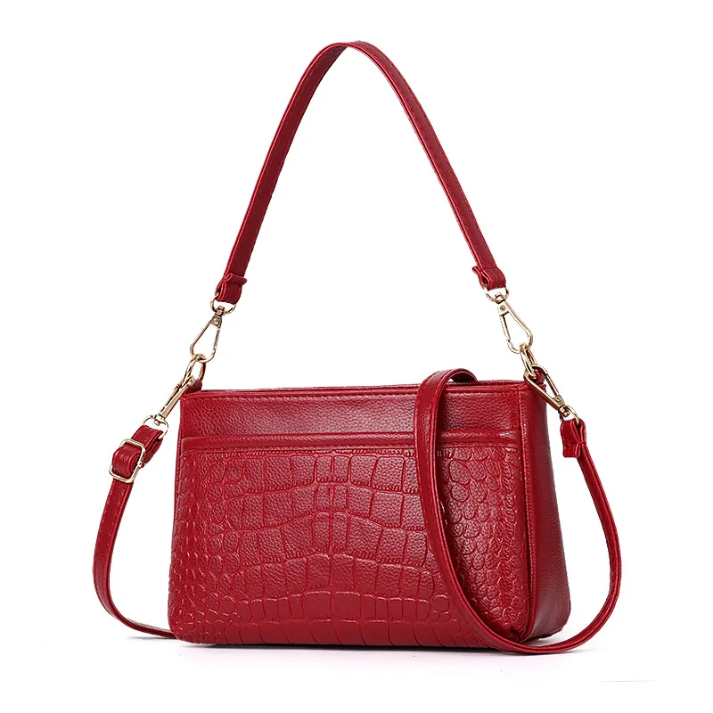 

2018 New Fashion Alligator Women Handbags High Quality Ladies Shoulder Bags Leather Female Girl Luxury Brand Flap Crossbody Bag