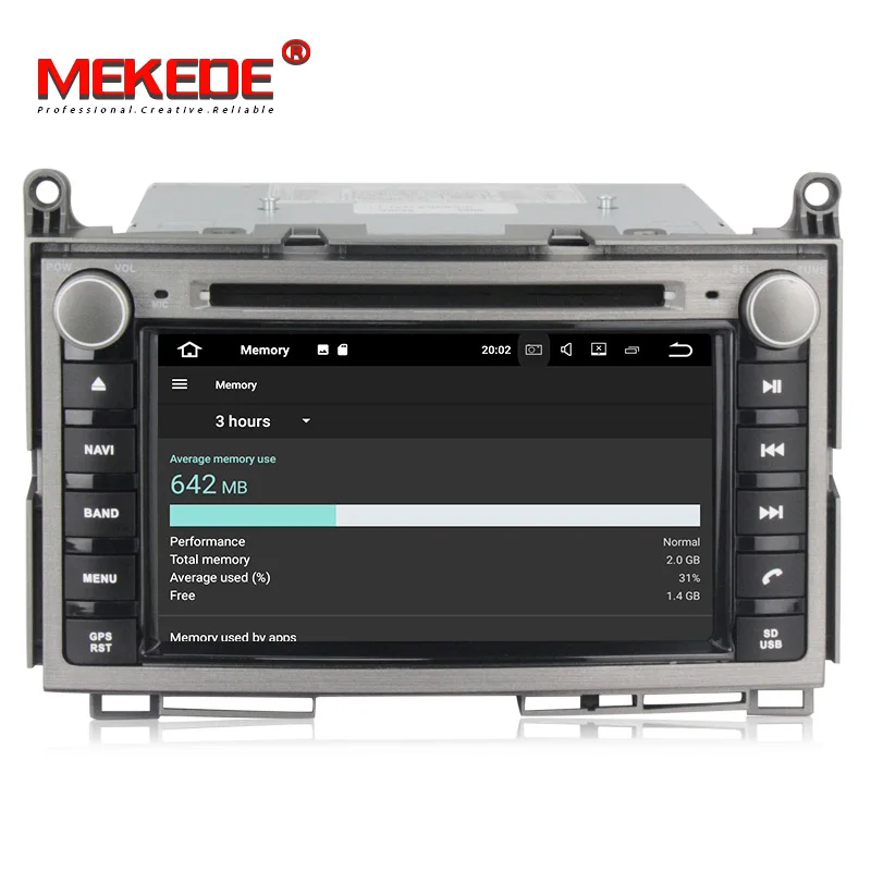 Best MEKEDE free shipping Quad Core Android 8.1 car dvd player GPS navigation Radio Stereo for toyota venza 2008-2014 with wifi BT 4G 3