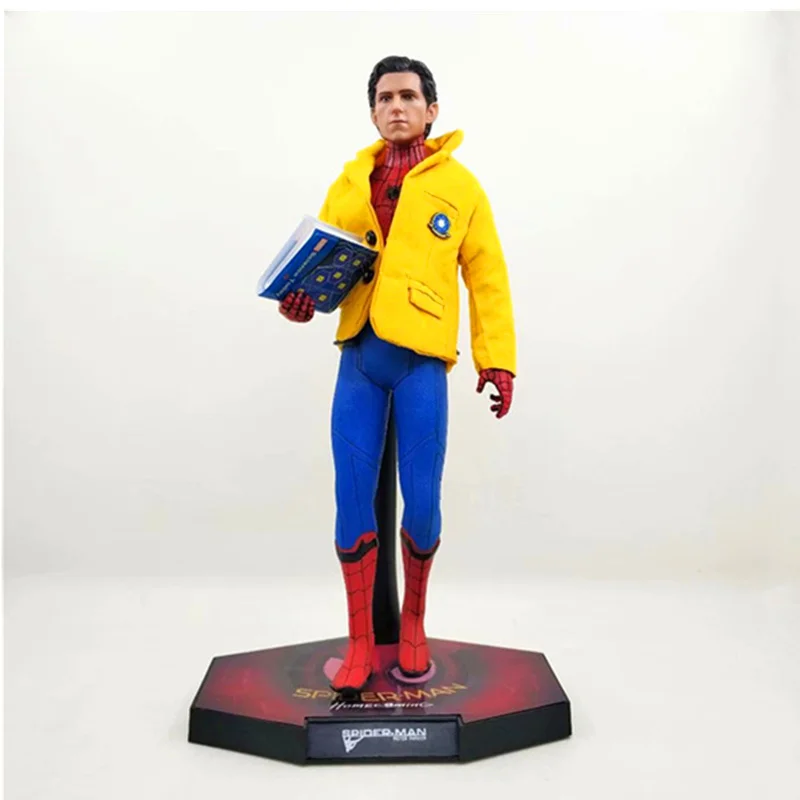 21CM De Avengers Spider-man met Gele Jas Hoofd veranderende Beeldje Poppen Speelgoed PVC Action Figure Collection model Speelgoed H775 21CM De Avengers Spider-man met Gele Jas Hoofd veranderende Beeldje Poppen Speelgoed PVC Action Figure Collection model Speelgoed H775