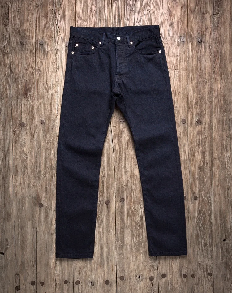 60% OFF GT511 Read Description! raw indigo selvage unwashed denim slim pants unsanforised raw denim jean 14.5oz 2 colours for choices