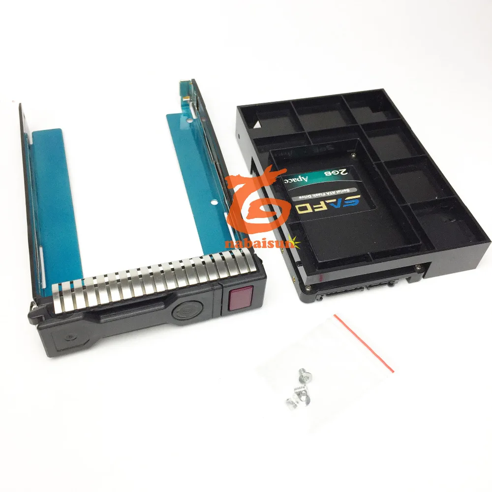 GEN8/GEN9 2," SSD TO 3,5" SATA конвертер жесткий диск лоток Caddy 651314-001+ 661914-001