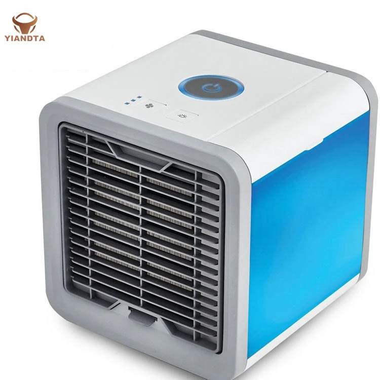 

Mini Air Cooler Air Conditioner Desktop Portable Lighted USB Fan