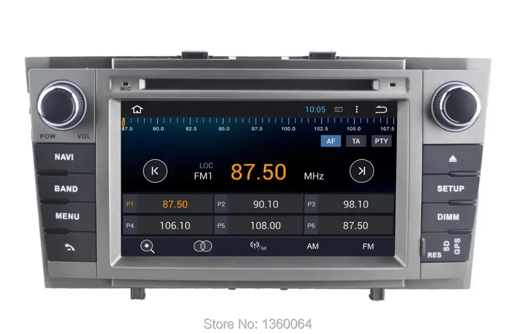 Cheap Nedehe 2G RAM Quad core Android 7.1 Car DVD For Toyota Avensis 2009 2010 2011 2012 2013 car radio head unit gps navigation wifi 4