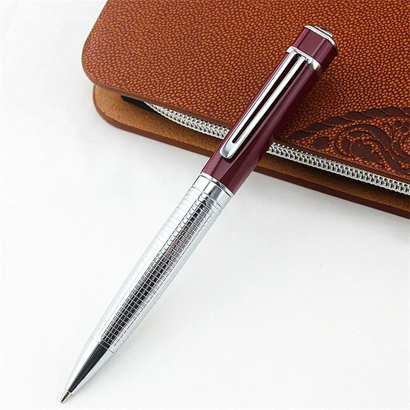 Luxury Diamond  Metal Business Pen High Quality Black Gold Ballpoint Pens for School Office Writing Gift Stationery