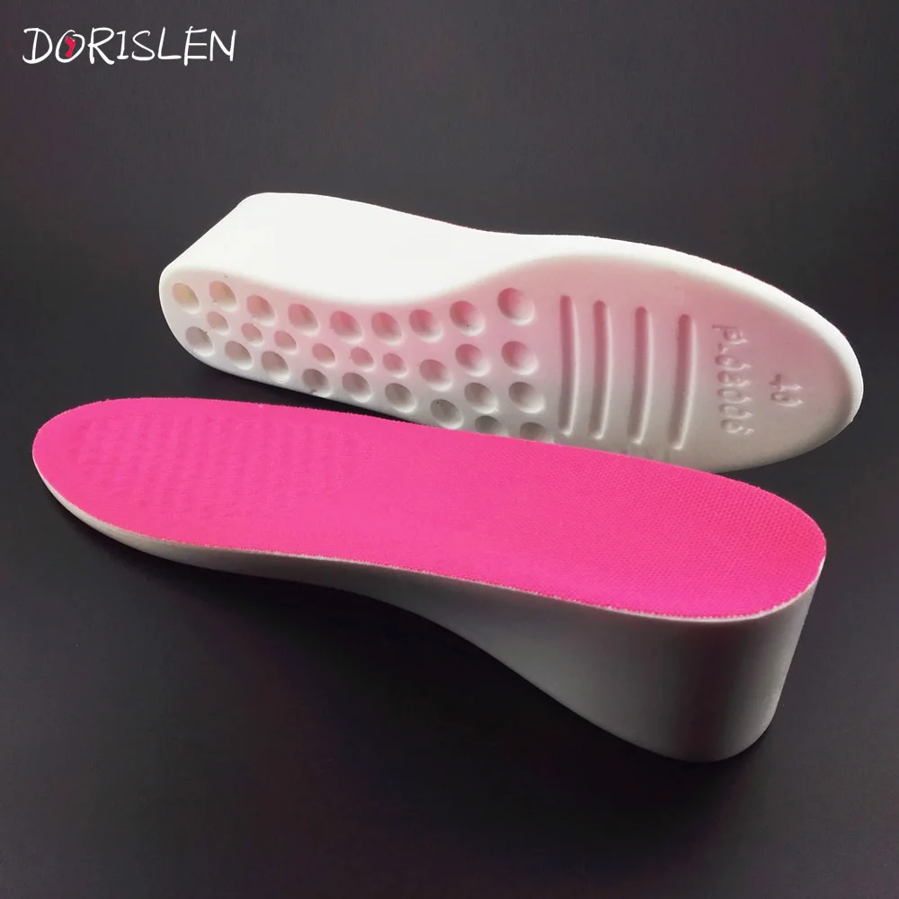 DORISLEN Increase Height Insole Women Single Layer 5cm Taller Shoe Pads