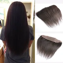 Brazilian Straight Lace Frontal Closure 1 pc Straight Human Hair Extensions 13×4 Straight Brazilian Hair Lace Frontal Weave