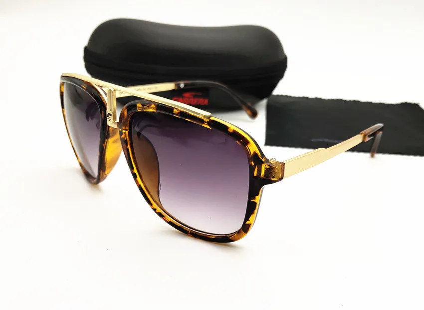 Модные мужские и женские ретро солнцезащитные очки 5 цветов унисекс матовая Оправа Carrera очки, хорошее качество велосипедные очки