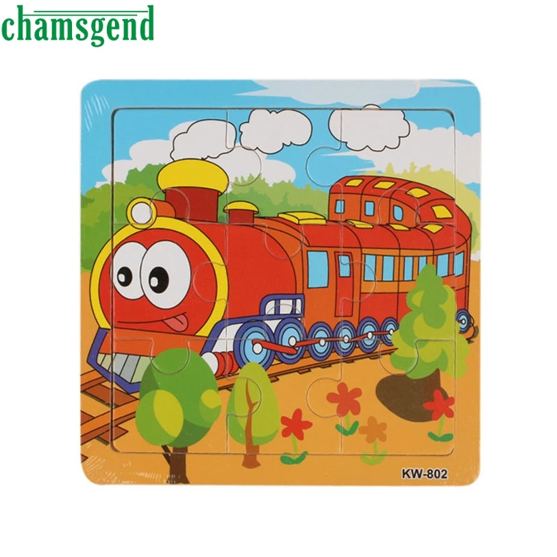 

TS Wooden Train Jigsaw Toys For Kids Education And Learning Puzzles Toys Levert Dropship Aug 26 Gift