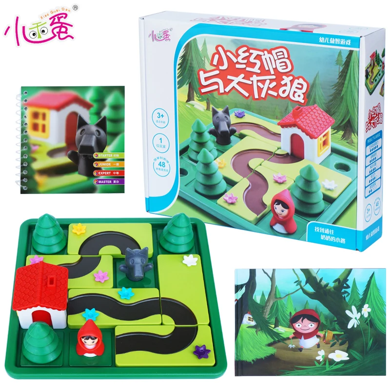 candice guo! Educational plastic toy wolf little red riding hood logical thinking early learning game play kids birthday gift 1p candice guo! Educational plastic toy wolf little red riding hood logical thinking early learning game play kids birthday gift 1p