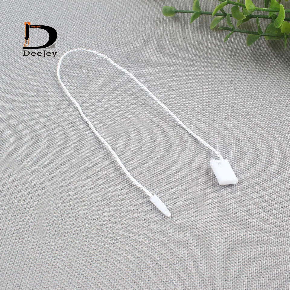 new promotion black or white nylon seal tag string garment hang strings 1000pcs/lot