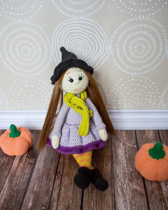 CROCHET WITCH Crochet toy Crochet gift