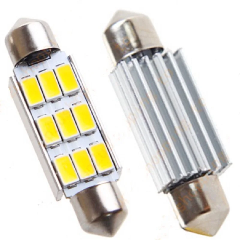 36 мм 39 41 C10W C5W CANBUS автомобильный фестонный lamp 9 SMD 5630 5730 LED безотказный купол