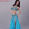 Falda con sujetador bordado hecho a mano con cuentas, traje de danza del vientre para mujeres, vestido Oriental para conjunto de baile, hecho a medida, envío gratis ► Foto 3/6