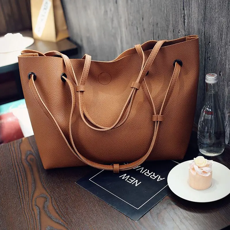 

Women PU Leather Shoulder Messenger Bag Tote Purse Handbag Crossbody Satchel Hot, Brown