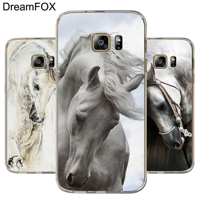 

DREAMFOX M511 Horse Painting Soft TPU Silicone Case Cover For Samsung Galaxy Note S 5 6 7 8 9 10 10e Lite Edge Plus Grand Prime