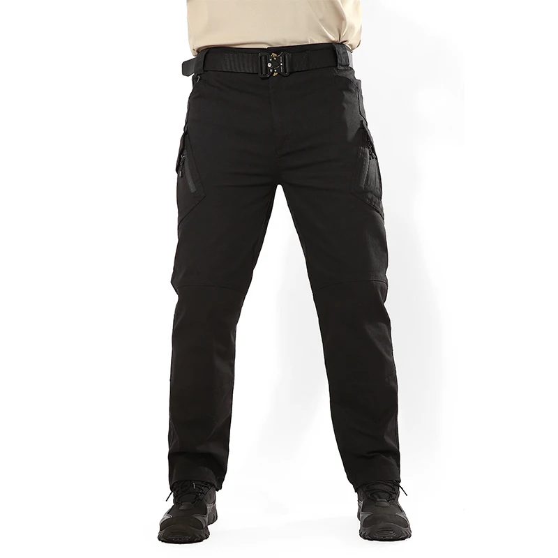 Hombres pantalones de senderismo al aire libre Durable caza Camping Trekking pantalones mujeres sólido escalada soldado pantalones tácticos del ejército trajes