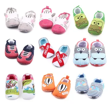 

Spring Cartoon Head Baby Cotton Toddler Shoesborn Infant Baby Boys Girls First Walkers For 6-M Babys