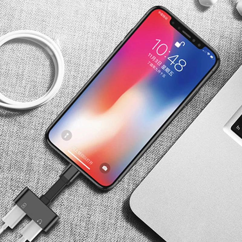 Адаптер для iPhone X 8 7 Plus переходник для наушников аудио разветвитель AUX разъем Adattatore аксессуары для телефонов Adaptador