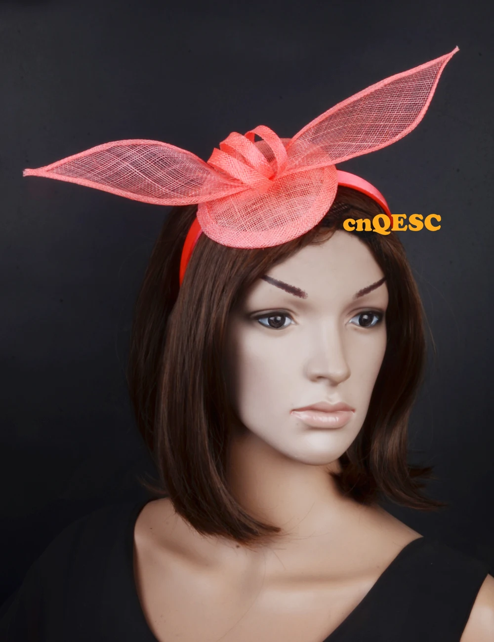 Cute sinamay fascinator sinamay bow for wedding party kentucky derby