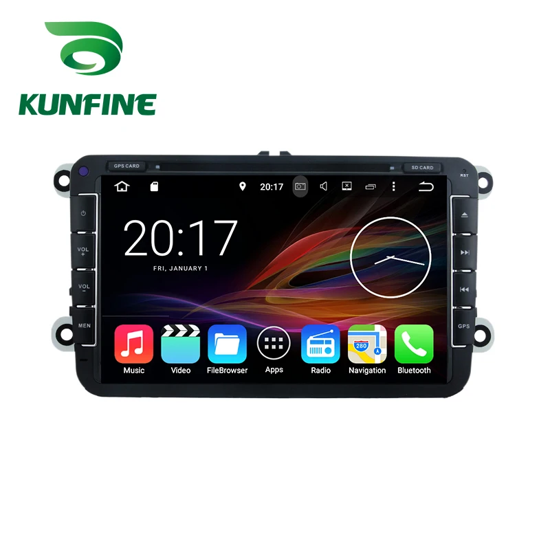 Octa Core 4GB RAM 64GB ROM Android 9.0  Car DVD GPS Multimedia Player Car Stereo for VW GOLF POLO PASSAT JETTA TIGUAN TOURAN