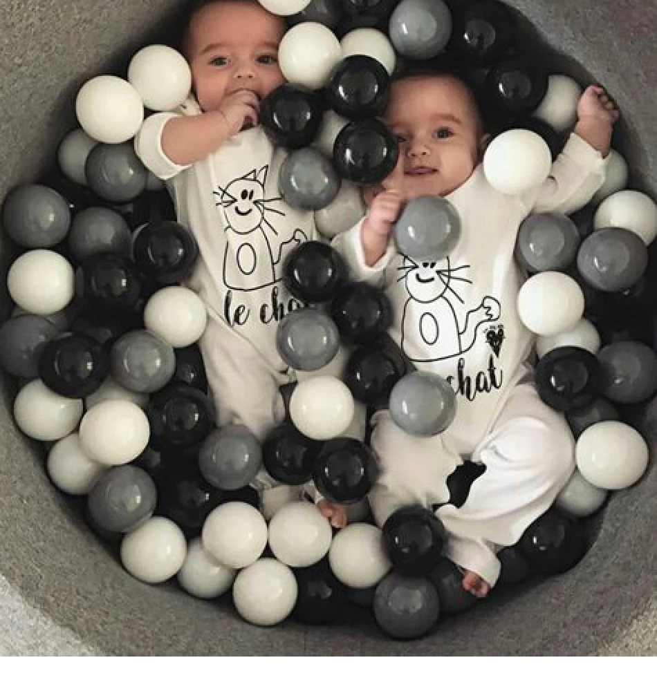 Bolas de Plástico Brinquedos para Crianças ao ar Lote Eco-friendly Colorido Macio Bola Nadar Pit Livre Bolas Piscina Água Oceano Onda 400 Pçs - 4 Bolas de brinquedo