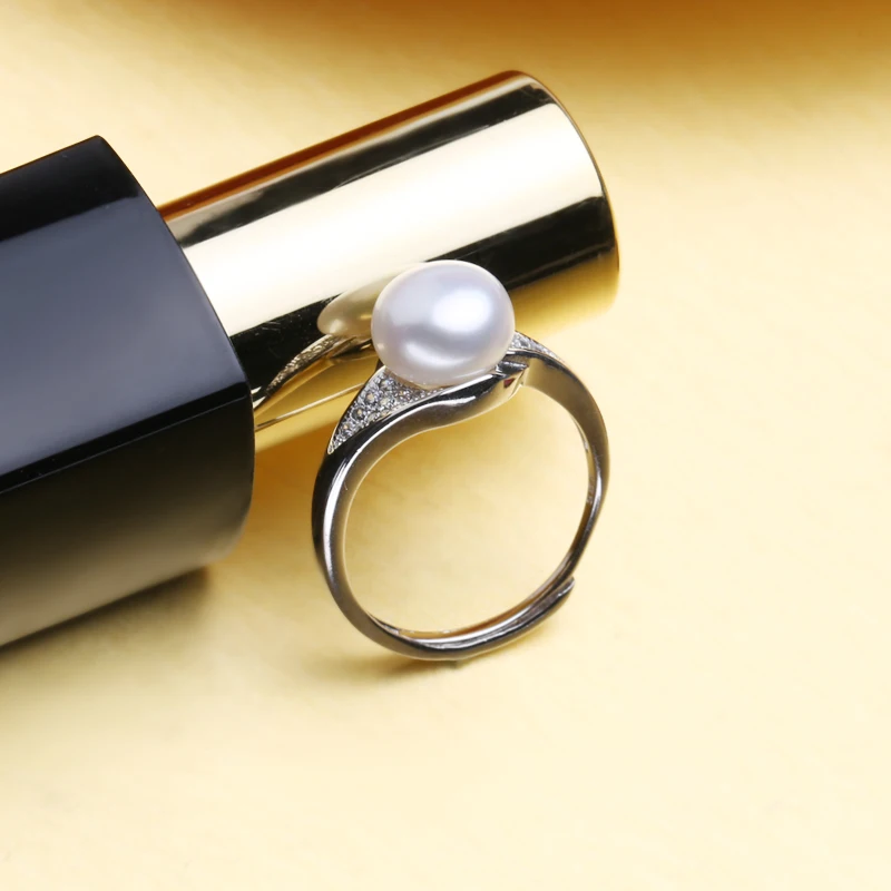 FENASY обручальное кольцо, кольца из натурального жемчуга для женщин, новое Ювелирное кольцо из пресноводного жемчуга, милое богемное Винтажное кольцо, хорошее ювелирное изделие