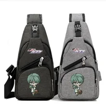 Женская Мужская сумка-мессенджер Аниме Kuroko No Basket нагрудный Пакет Слинг Сумка Kuroko Tetsuya через плечо сумки маленькие сумки