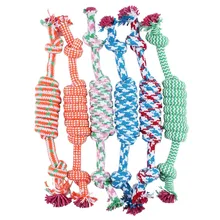Funny Chew Knot Cotton Bone Rope Puppy Dog Toy Pets Dogs Pet Supplies For Small Dogs For Puppys