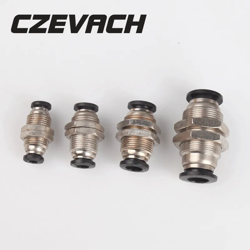 5pcs Pneumatic fittings PM Tracheal Quick Connector Bulkhead